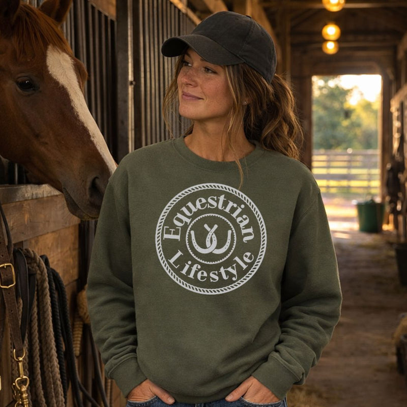Crewneck Sweatshirts by Equestrian Lifestyle