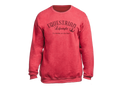Equestrian Lifestyle Crewneck Sweatshirt – Heather Red Phrase