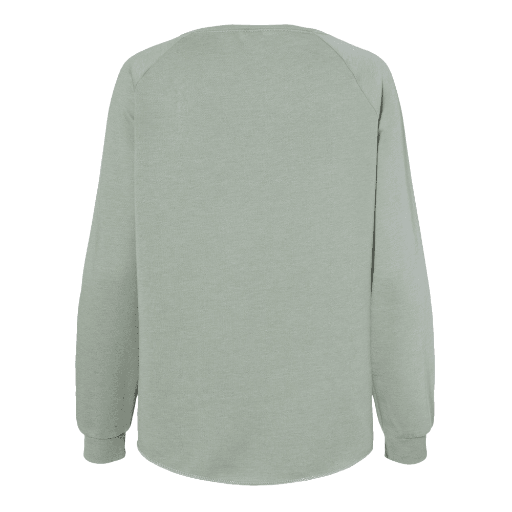 Equestrian Lifestyle Women's Crewneck Sweatshirt – Mint California Wave Horseshoe Phrase