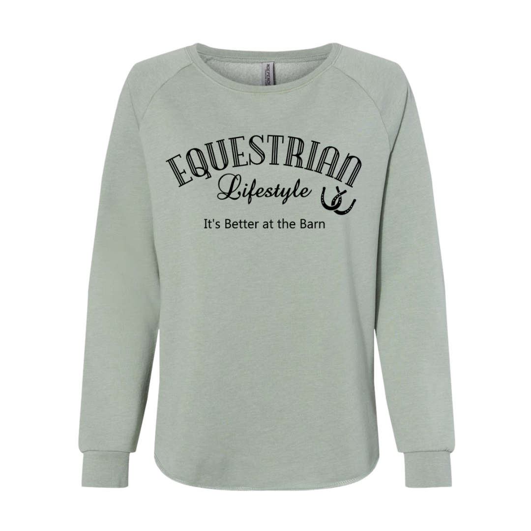 Equestrian Lifestyle Woman's Crewneck Sweatshirt – Sage Phrase